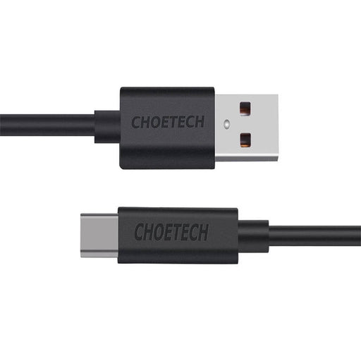 Кабел Choetech AC0002 USB към USB - C 1m черен