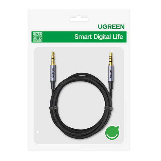 AUX кабел UGREEN 3.5mm жак 1.5m сив