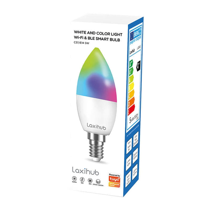 Смарт LED крушка Laxihub LAE14S Wifi Bluetooth TUYA 2бр.