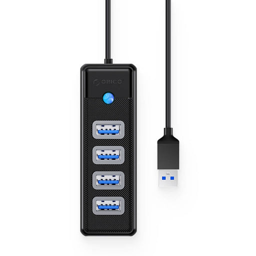 Хъб Orico USB към 4x 3.0 5 Gbps 0.15m черен