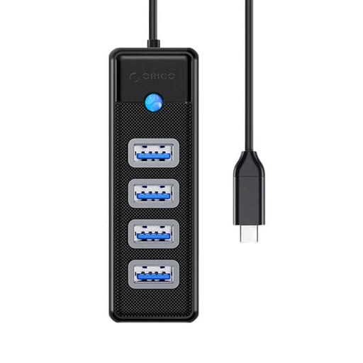 Хъб Orico USB - C към 4x USB 3.0 5 Gbps 0.15m черен