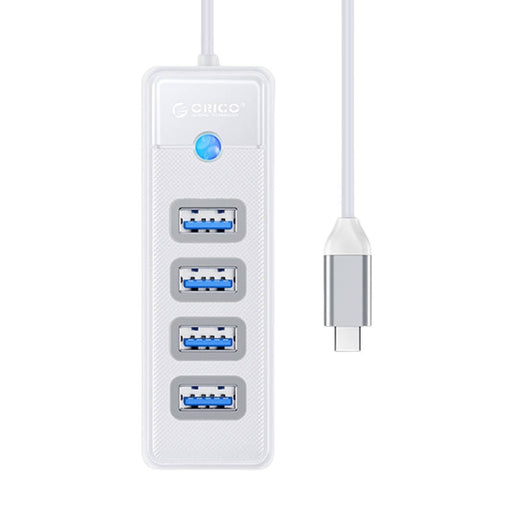 Хъб Orico USB - C към 4x USB 3.0 5 Gbps 0.15m бял