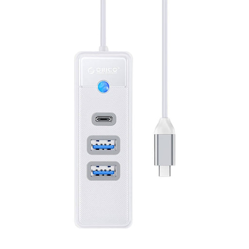 Хъб Orico USB - C към 2x USB 3.0 + 5 Gbps 0.15m бял