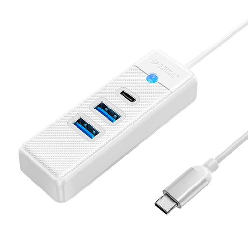 Хъб Orico USB - C към 2x USB 3.0 + 5 Gbps 0.15m бял