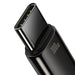 Кабел Baseus Tungsten Gold USB към USB-C 100W 1m черен