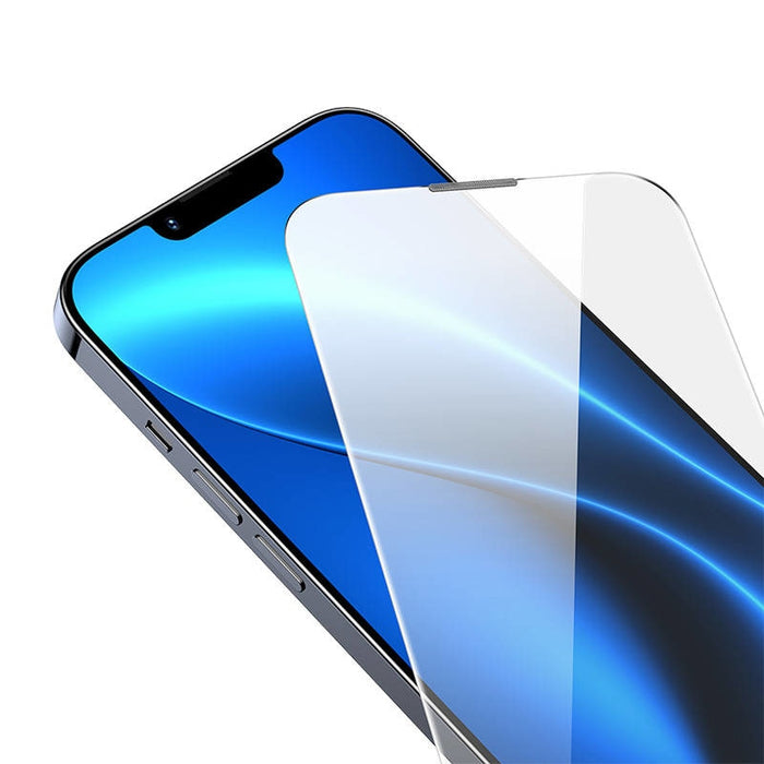 Скрийн протектор от закалено стъкло Baseus Crystal 0.3mm за iPhone 14/13/13 Pro, прахоустойчив, 2бр.