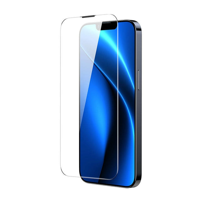 Скрийн протектор от закалено стъкло Baseus Crystal 0.3mm за iPhone 14/13/13 Pro, прахоустойчив, 2бр.