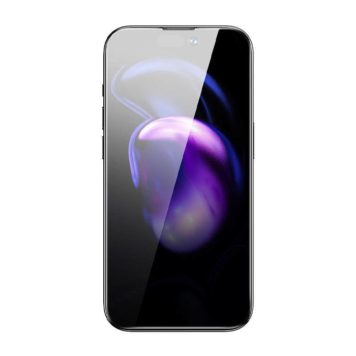 Скрийн протектор от закалено стъкло Baseus Crystal 0.3mm за iPhone 14 Pro, с филтър за поверителност, прахоустойчив