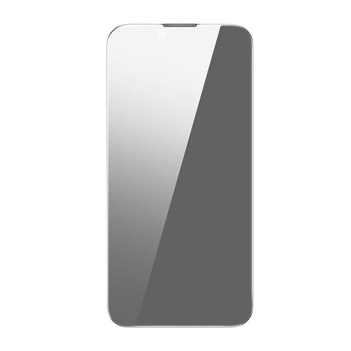 Скрийн протектор от закалено стъкло Baseus Crystal 0.3mm за iPhone 14 Plus/13 Pro Max, с филтър за поверителност, прахоустойчив