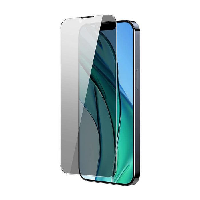 Скрийн протектор от закалено стъкло Baseus Crystal 0.3mm за iPhone 14 Plus/13 Pro Max, с филтър за поверителност, прахоустойчив