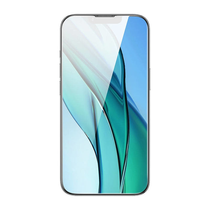 Скрийн протектор от закалено стъкло Baseus Crystal 0.3mm за iPhone 14 Plus/13 Pro Max, прахоустойчив, 2 броя