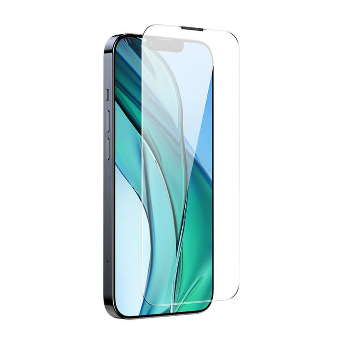 Скрийн протектор от закалено стъкло Baseus Crystal 0.3mm за iPhone 14 Plus/13 Pro Max, прахоустойчив, 2 броя