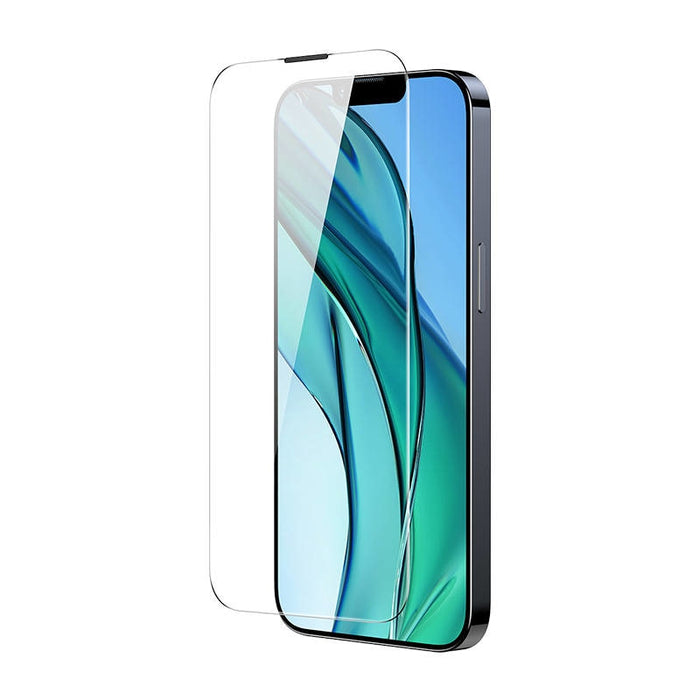 Скрийн протектор от закалено стъкло Baseus Crystal 0.3mm за iPhone 14 Plus/13 Pro Max, прахоустойчив, 2 броя