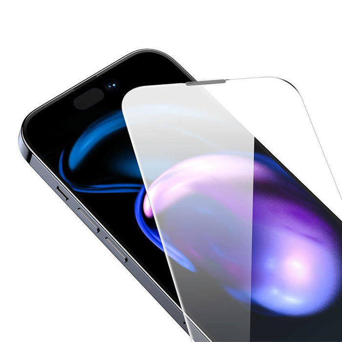 Скрийн протектор от закалено стъкло Baseus Crystal 0.3mm за iPhone 14 Pro Max, прахоустойчив, 2 броя