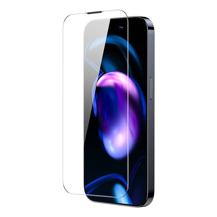 Скрийн протектор от закалено стъкло Baseus Crystal 0.3mm за iPhone 14 Pro Max, прахоустойчив, 2 броя