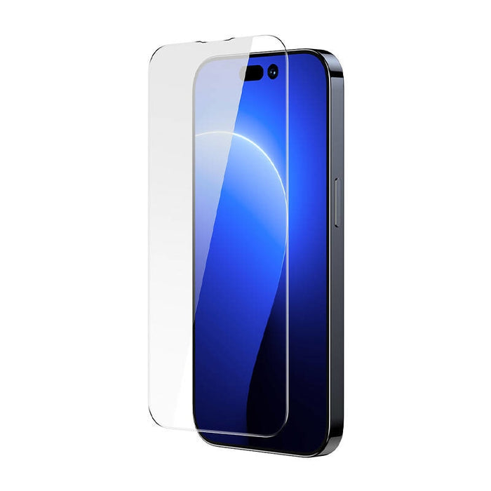 Скрийн протектор от закалено стъкло Baseus Crystal 0.3mm за iPhone 14 Pro, удароустойчив, 2бр.