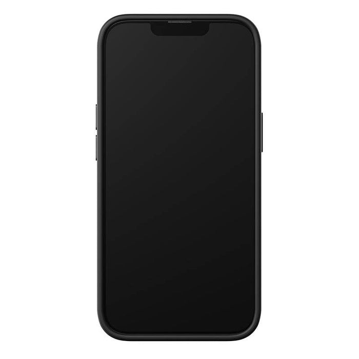 Кейс Baseus Liquid Silica за iPhone 14, със скрийн протектор от закалено стъкло, черен