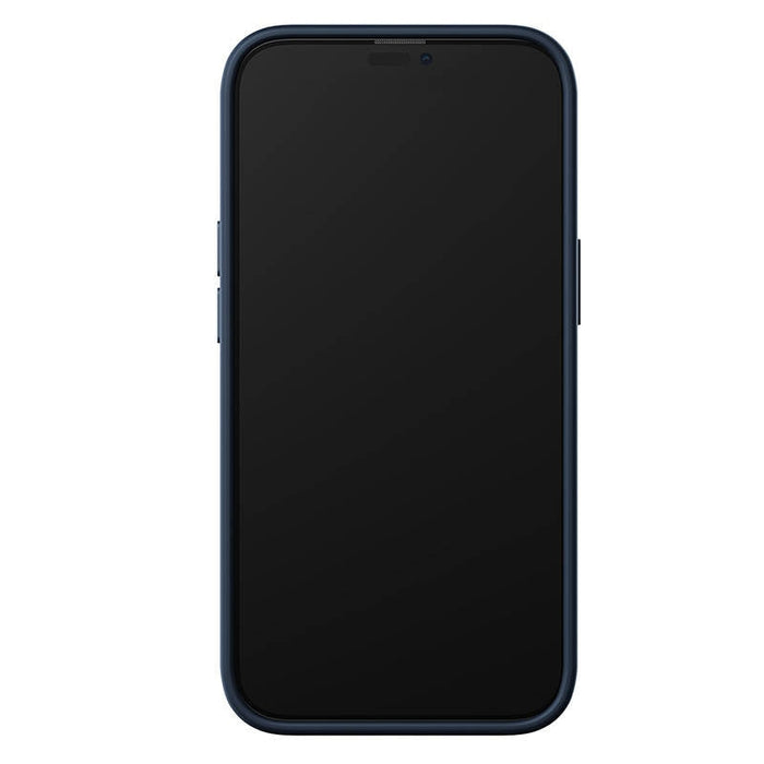 Кейс Baseus Liquid Silica Magnetic за iPhone 14 Pro Max, със скрийн протектор от закалено стъкло, син