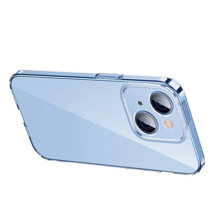 Кейс Baseus Crystal за iPhone 14 Plus, със скрийн протектор от закалено стъкло, прозрачен