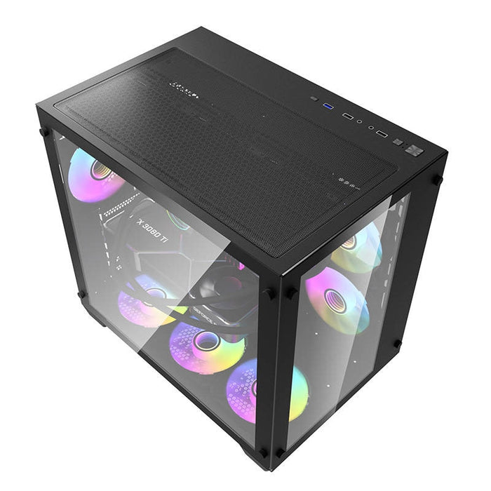 Гейминг компютърна кутия Darkflash C285 черна