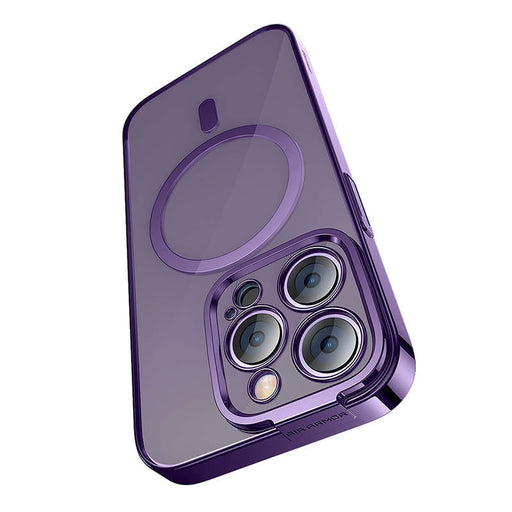 Калъф Baseus Glitter Magnetic за iPhone 14 Pro Лилав