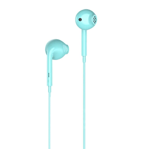Жични слушалки XO EP28 3.5mm синьо - зелени