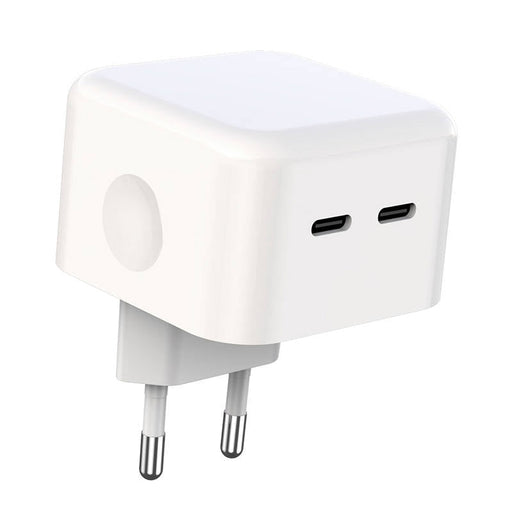 Адаптер XO L102 2x USB - C 35W бял