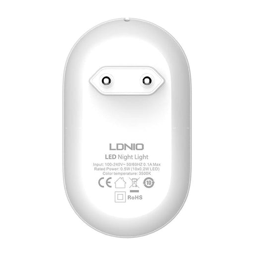 Смарт сензорна нощна лампа Ldnio Y2 3500K 100 - 240V 0.1A