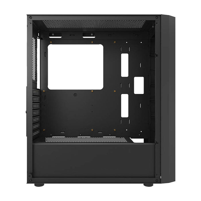 Кутия за компютър Darkflash DK351 + 4 вентилатора Черен