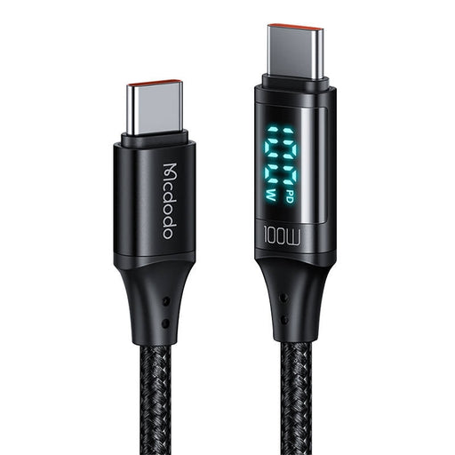 Кабел Mcdodo CA - 1100 USB - C към 100W 1.2m Черен