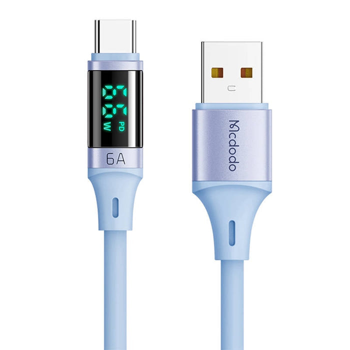 Кабел Mcdodo CA - 1922 USB към USB - C cable 6A 1.2m Син