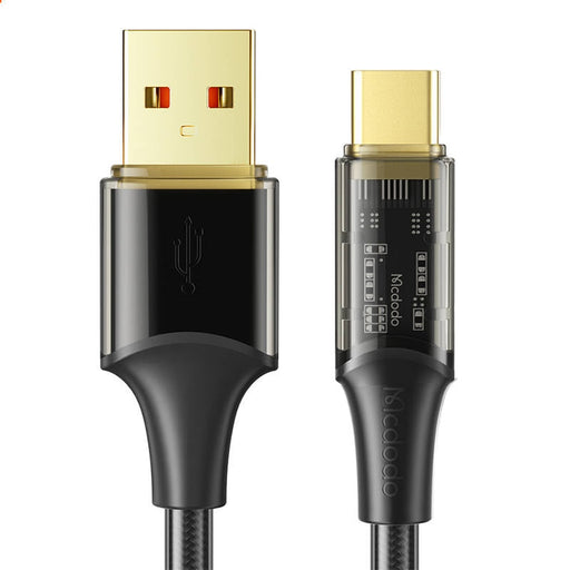 Кабел Mcdodo CA - 2090 USB към USB - C cable 6A 1.2m Черен