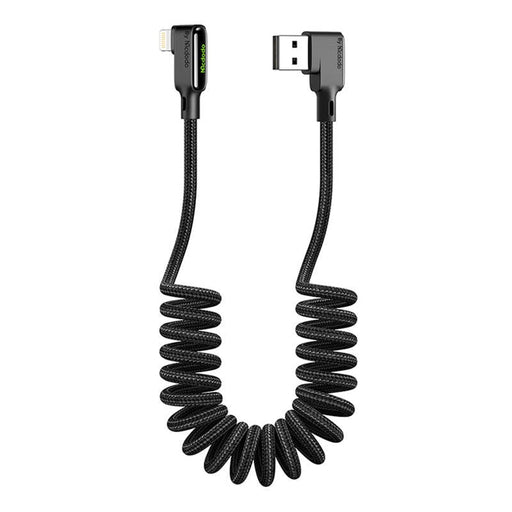 Ъглов кабел Mcdodo CA - 7300 USB към Lightning 1.8m Черен