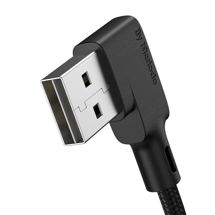 Ъглов кабел Mcdodo CA - 7310 USB към USB - C 1.8m Черен