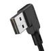 Ъглов кабел Mcdodo CA - 7310 USB към USB - C 1.8m Черен