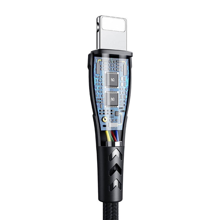 Кабел Mcdodo CA - 7440 USB към Lightning 0.2m Черен