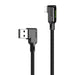 Ъглов кабел Mcdodo CA - 7510 USB към Lightning 1.2m Черен