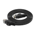 Мрежов кабел Orico Ethernet RJ45 Cat.6 плосък 1m черен