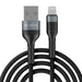 Кабел Romoss CB12B USB към Lightning 2.4A 1m черен