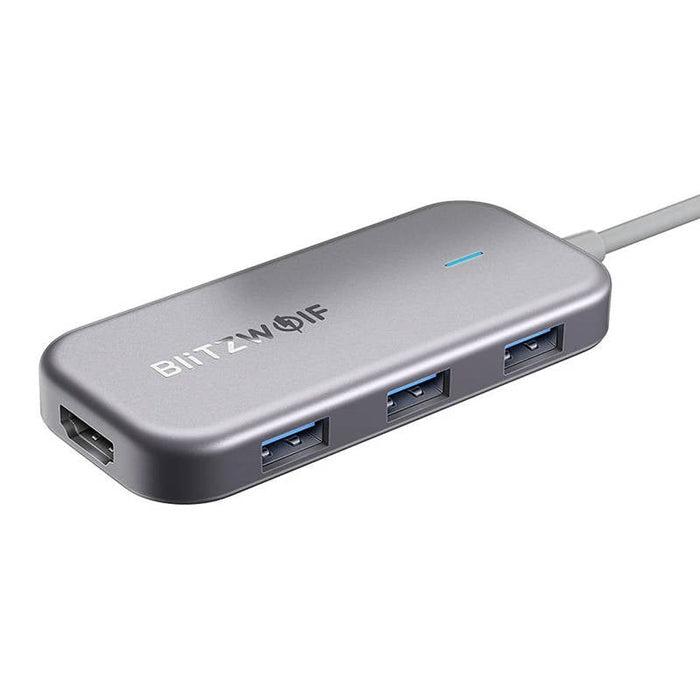 Хъб 7в1 Blitzwolf BW - TH5 USB - C 3x USB 3.0 HDMI