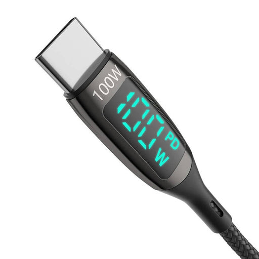 Кабел Blitzwolf BW - TC23 USB - C към 100W 1.8m черен