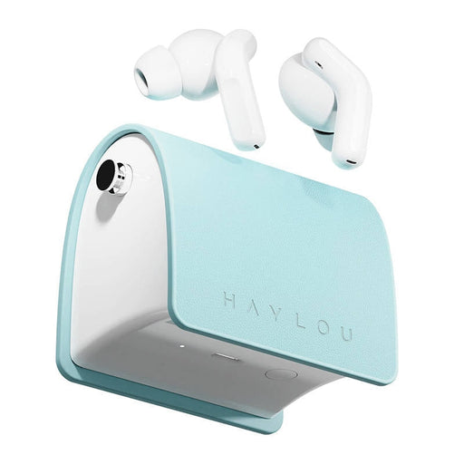 Дизайнерски безжични слушалки Haylou TWS Lady Bag ANC син
