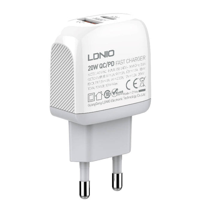 Адаптер LDNIO A2316C USB USB - C с към кабел