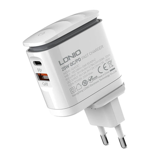 Адаптер LDNIO A2423C USB USB - C с Lightning кабел