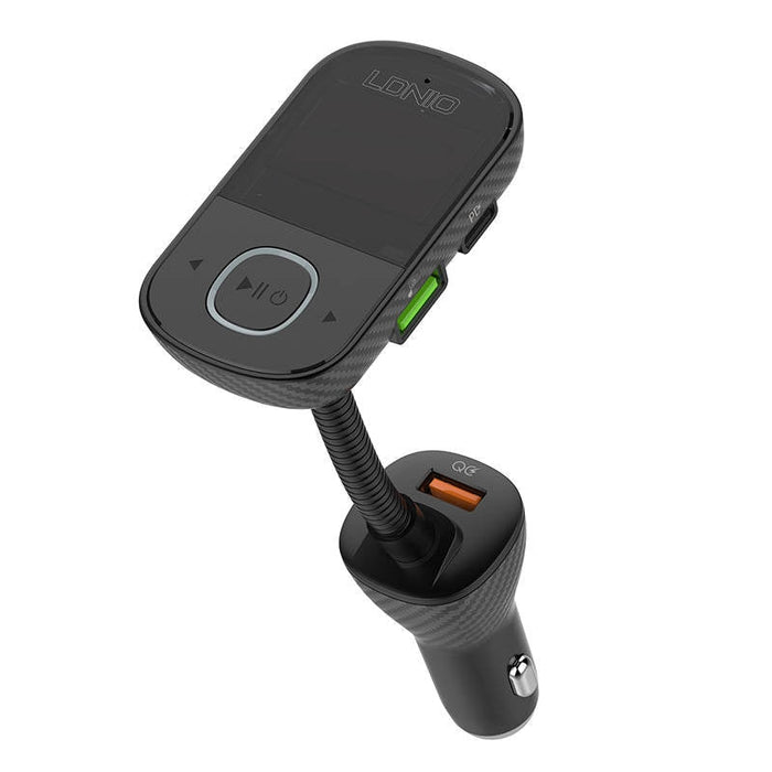 FM трансмитер LDNIO Bluetooth C705Q 2USB USB - C с кабел