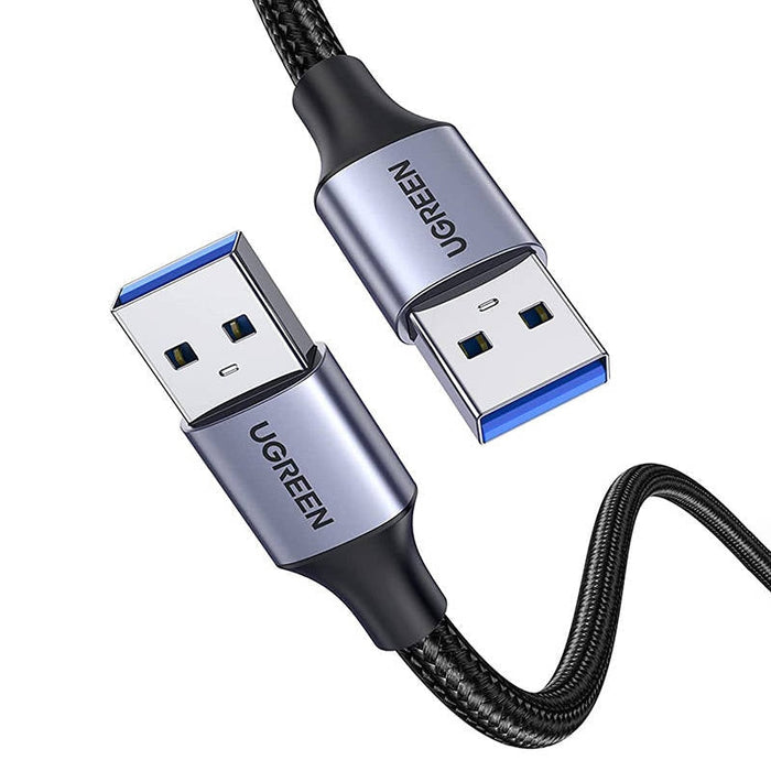 Кабел UGREEN, USB-A към USB-A, 2A, 0.5m, черен