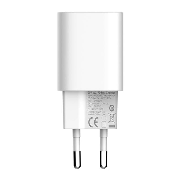 Адаптер LDNIO A2318C USB USB - C 20W с към кабел