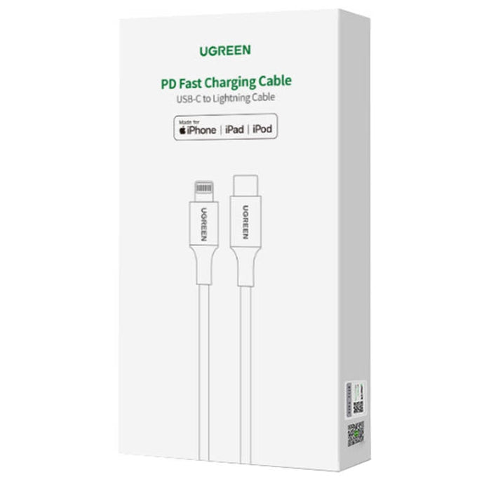 Кабел UGREEN US304 USB - C към Lightning PD 3A 2m