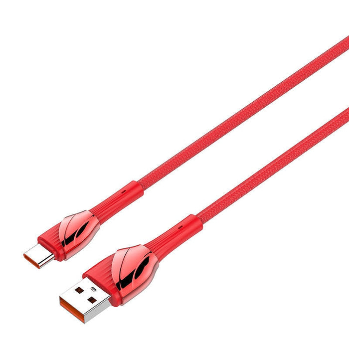 Кабел LDNIO LS662 USB към USB - C 30W 2m червен