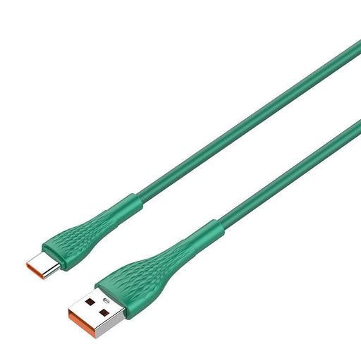 Кабел LDNIO LS671 USB към USB - C 30W 1m зелен